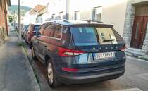 Rückansicht: Skoda Kodiaq, gesehen in 09.2020.