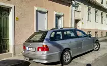 BMW 5 E39 Touring von Hinten, fotografiert in September 2020.