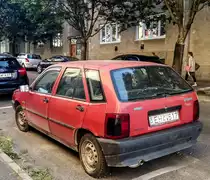 Rückansicht: Fiat Tipo, gesehen in 09.2020.