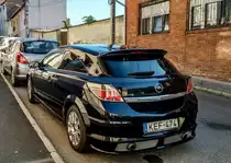 Rückansicht: Opel Astra GTC Tuning. Foto: September, 2020.