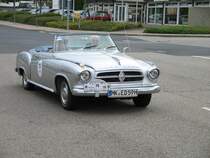 Dieses Borgward TS Coup Cabriolet war bei der 2000km durch Deutschland dabei, Chemnitz 24.07.07