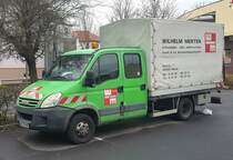 =Iveco 50C15 der Firma MERTEN steht im April 2021 in Hünfeld