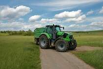 Deutz Fahr 6175 am 21.05.21 bei Büdingen 