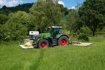 Fendt 930 Vario mit Claas Schneidwerken beim 2. Schnitt am 11.06.21 in Ronneburg