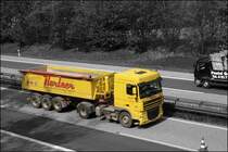 DAF XF105.410SC  SpaceCab  von Hartner Baustoffe&Schttgutlogistik. (15.04.2009)
