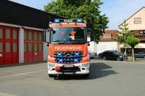 Feuerwehr Griesheim Mercedes Benz Arocs WLF 1/66-2 am 12.06.21 bei einen Fototermin