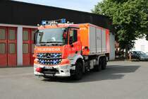 Feuerwehr Griesheim Mercedes Benz Arocs WLF 1/66-2 am 12.06.21 bei einen Fototermin