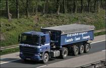 DAF CF85.410 von BTH HEITKEMPER ist ebenfalls in Richtung Hagen unterwegs.
