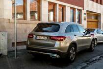 Rückansicht Mercedes-Benz GLC-Klasse in Oktober 2020.