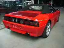 Heckansicht eines Ferrari 348 Spider. Classic Remise Düsseldorf am 07.06.2021.