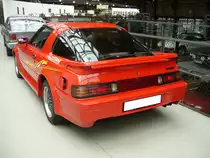 Heckansicht eines Mazda RX7. Classic Remise Düsseldorf am 07.06.2021.