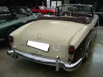 Heckansicht eines Mercedes Benz W180-2 aus dem Jahr 1958. Classic Remise Düsseldorf am 07.06.2021.