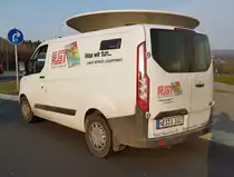 =Ford Transit Custom von RGT rastet an der A 66, 03-2021