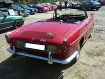Heckansicht eines Renault Caravelle 1100 Cabriolet. Oldtimertreffen an der  Alten Dreherei  in Mülheim an der Ruhr am 19.06. und 20.06.2021.