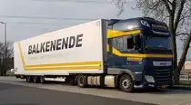 =DAF XF-Sattelzug der Spedition BALKENENDE, 03-2021