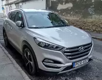 Hyundai Tucson (2015-2020) fotografiert in 10.2020.