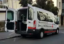 =Ford Transit vom DRK unterwegs in Hünfeld im April 2021