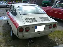 Heckansicht eines Fiat 850 Sportcoupe. Oldtimertreffen an der  Alten Dreherei  in Mülheim an der Ruhr am 19.06.2021 und 20.06.2021.