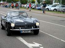 Seltenes St�ck und bekanntes Gesicht, BMW 507 in Chemnitz, 24.07.07 (Bissl am Bildrand, aber leider kamen manche Oldtimer so schnell, dass man kaum Zeit hatte die Kamera richtig draufzuhalten, Sorry)