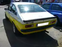 Heckansicht eines Opel Kadett C GT/E. Oldtimertreffen an der  Alten Dreherei  in Mülheim an der Ruhr am 19.06.2021 und 20.06.2021.