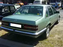 Heckansicht eines Opel Senator A1 3.0E. Oldtimertreffen an der  Alten Dreherei  in Mülheim an der Ruhr am 19.06.2021 und 20.06.2021.