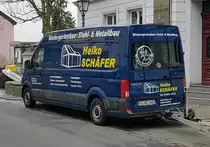 =VW Crafter von Metallbau SCHÄFER aus Hünfeld, 04-2021