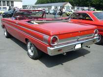 Heckansicht eines Ford Falcon Futura Convertible aus dem Modelljahr 1964. Oldtimertreffen an Mo´s Bikertreff in Krefeld am 27.06.2021.