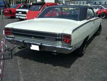 Heckansicht eines Dodge Dart GT aus dem Jahr 1969. Oldtimertreffen an Mo´s Bikertreff in Krefeld am 27.06.2021.