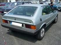 Heckansicht eines VW Scirocco der ersten Serie. Oldtimertreffen an Mo´s Bikertreff in Krefeld am 27.06.2021.