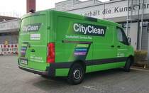 =MB Sprinter von CITYCLEAN steht im April 2021 in Hünfeld