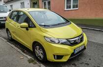 Honda Jazz Mk3 it Attract Yellow, gesehen in Nov. 2020