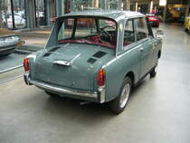 Heckansicht einer Autobianchi Bianchina Limousine. Classic Remise Düsseldorf am 13.07.2021.