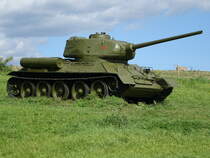 Kampfpanzer T34 am Dukla Pass in der Slowakei (31.08.2020)