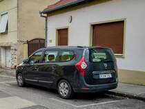 Rückansicht: Dacia Lodgy. Foto: 10.2020.