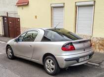 Rückansicht: Opel Tigra. Foto: 10.2020.