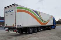 =DAF-Sattelzug der Lagerei JÄSCHKE rastet im April 2021 an der A 7