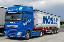 =DAF XF der Firma MÖSLE rastet auf dem Autohof Fulda-Nord im April 2021
