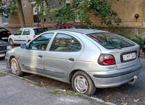 Rückansicht: Renault Mégane Mk1 in Oktober 2020.