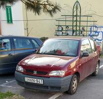 Diesen Seat Arosa habe ich in oktober 2020 fotografiert.