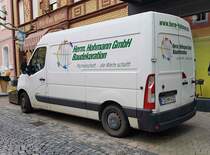 =Renault Master von Baudekoration HOHMANN steht im April 2021 in Hünfeld