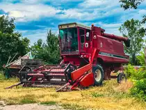 Case 1460 abgestellt und wartet auf deinen Einsatz, aufgenommen in Laxenburg 04.07.2021