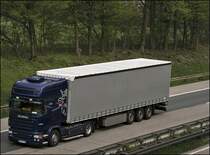 SCANIA TOPLINE R620 \8/ mit Sidepipe bei Hohenlimburg. (16.04.2009)