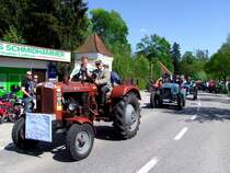 Nuffield 342;Bj.1961 mit 41PS absolviert seine 1.Ausfahrt 2009 in St. Martin/Innkreis; 0960419