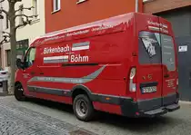 =Opel Movano von BIRKENBACH+BÖHM steht im Mai 2021 in Hünfeld