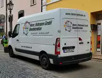=Renault Master der Firma HOHMANN, gesehen im Mai 2021 in Hünfeld