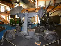 Das Zielfolgeradar und Leitstrahlsender RSA der schweizerischen Luftwaffe ist Teil der Ausstellung im Flieger-Flab-Museum Dübendorf. (September 2011)