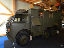 Eine auf einem Saurer M6 LKW installierte Funk C-Station G1.2K, so gesehen Anfang September 2011 im Flieger-Flab-Museum Dübendorf.
