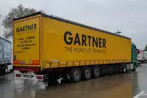 =MAN-Sattelzug der Spedition GARTNER steht auf der Rastanlage Bruchsal im Mai 2021