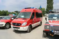 Feuerwehr Glattbach Mercedes Benz Sprinter ELW am 24.07.21 auf dem Festplatz nach der Ankunft des Hilfeleistungskontingent Hochwasser/Pumpen Aschaffenburg aus dem Katastrophengebiet in Rheinland Pfalz