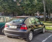 Rückansicht: Rover 200 gesehen in Oktober 2020.